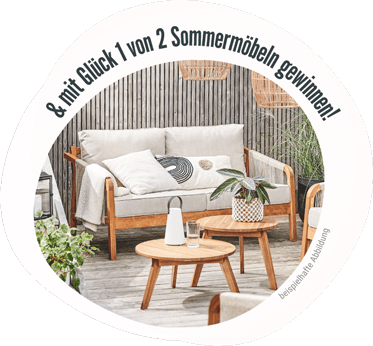 Mit etwas Glück 1 von 2 Sommermöbeln gewinnen